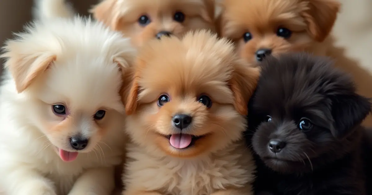 small fluffy dogs