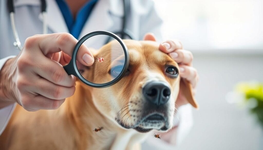 diagnosing mites in dogs